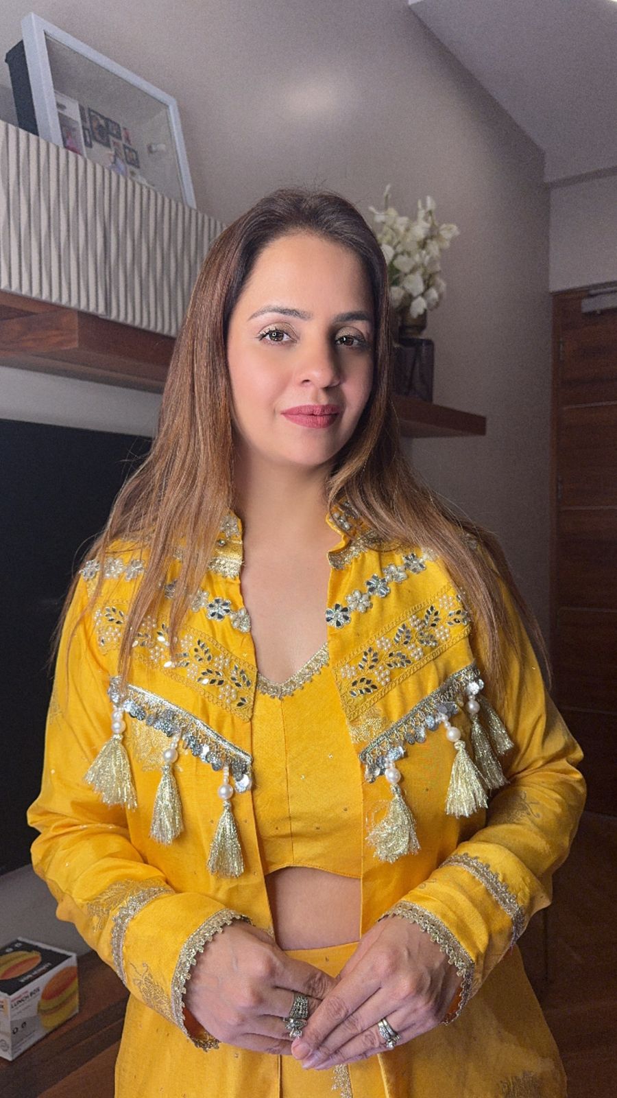3 Piece Haldi Flare Pant Set MC039