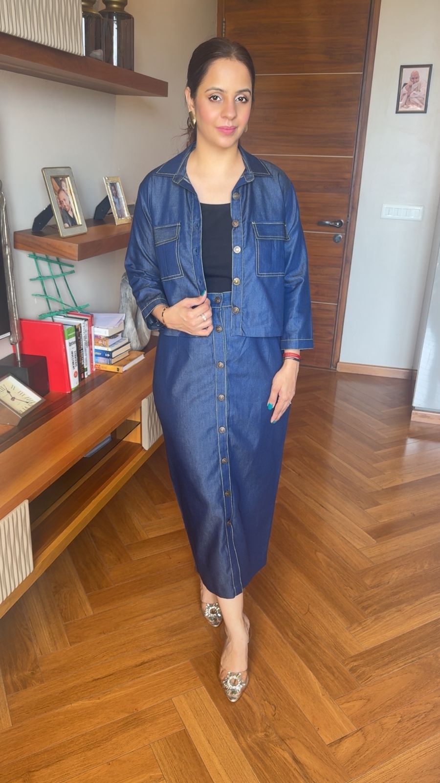 STRAIGHT FIT SKIRT SET