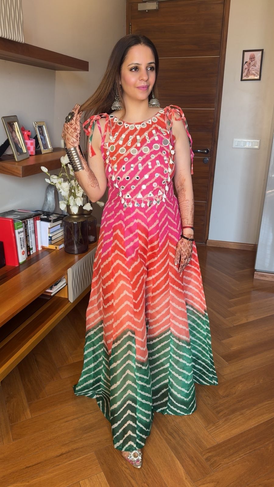 LEHRIYA MIRROR JUMPSUIT