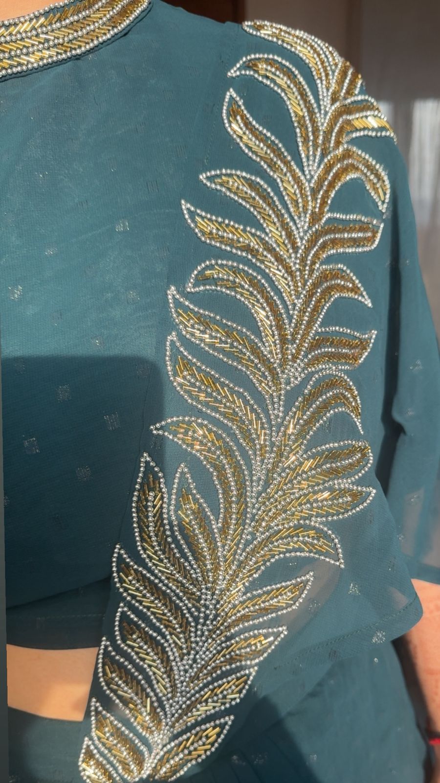 LEAF DRAPE SAREE