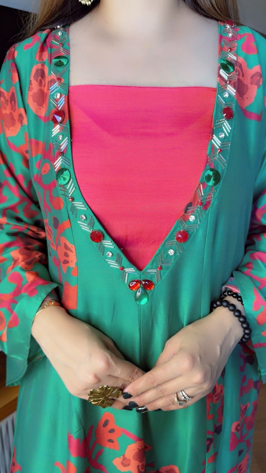 CHOLI CUT KALI SET