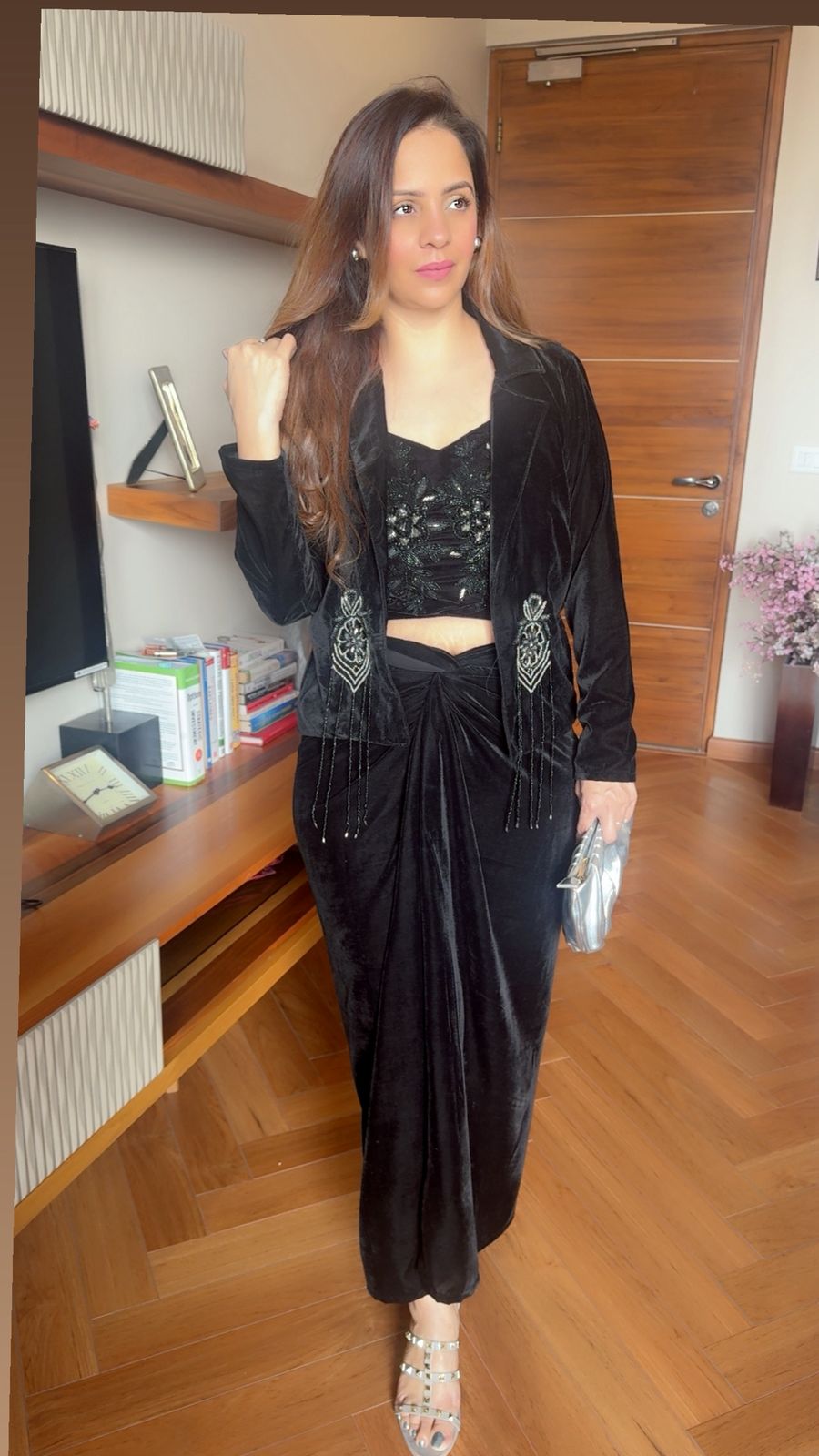 BLAZER KNOT SKIRT SET