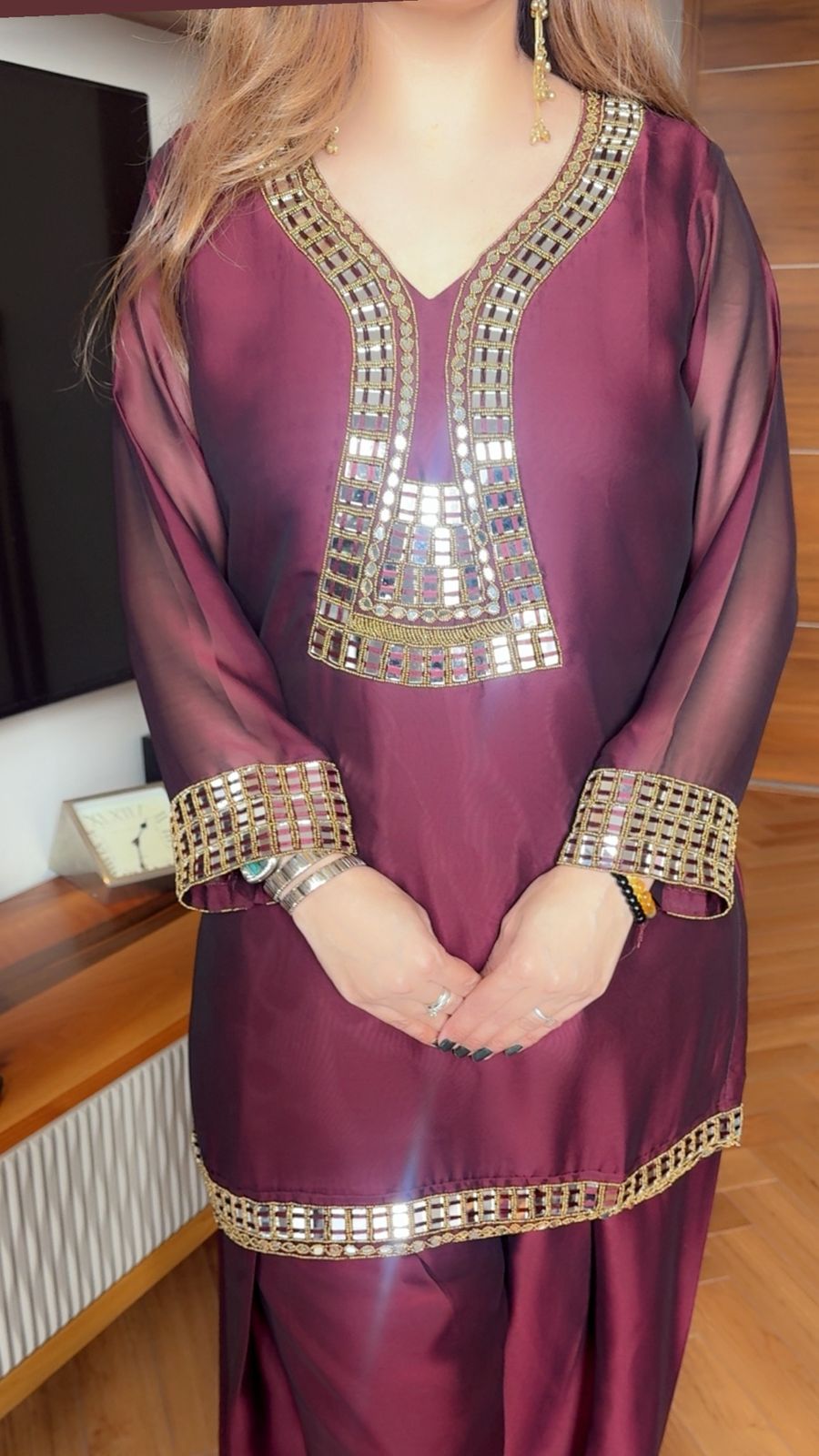 MIRROR FARSHI SUIT SET