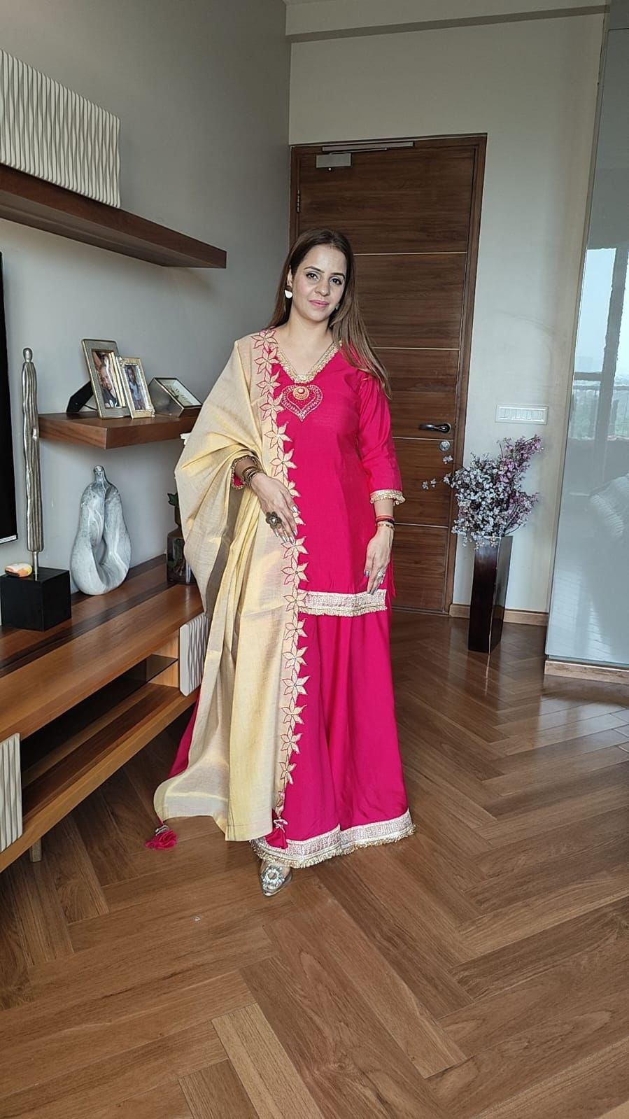Sharara Set With Duppatta MC028
