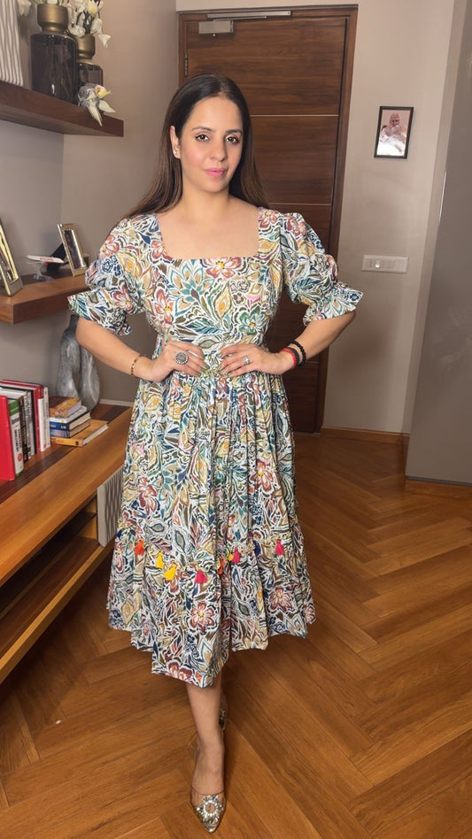 Colorful Cotton Dress MC055