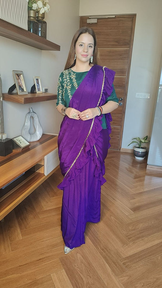 Ethnic Drape Saree MC026
