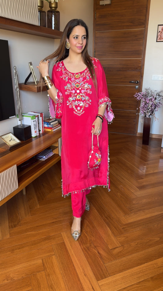 CHOGA SET WITH POTLI PURSE