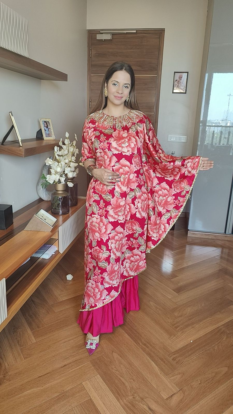 One Side Kaftan Set MC014