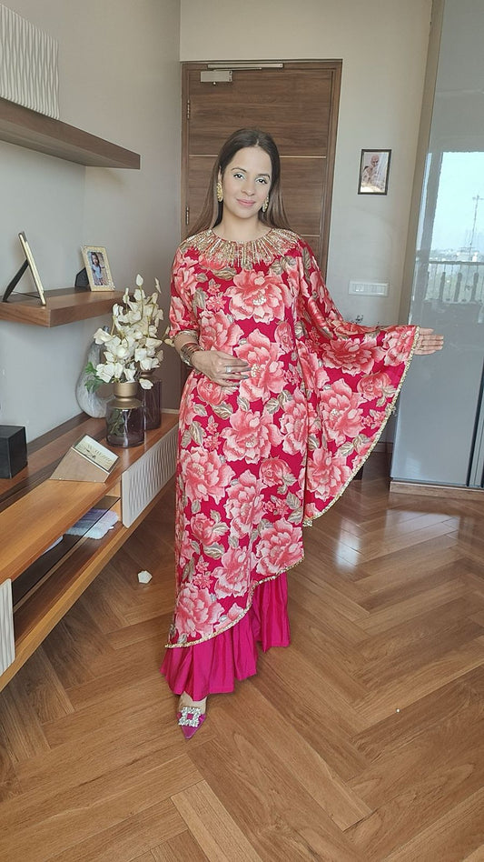 One Side Kaftan Set MC014
