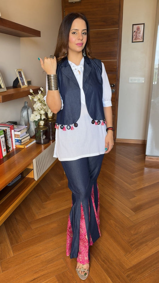 JACKET SHARARA SET