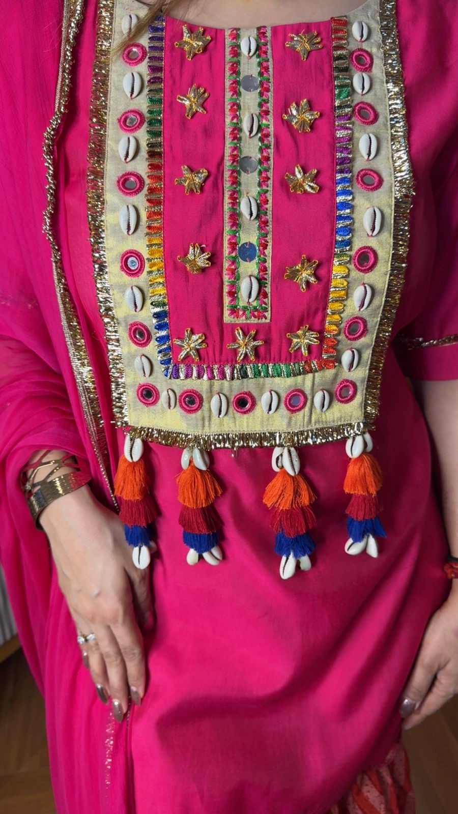PINK SHARARA SET