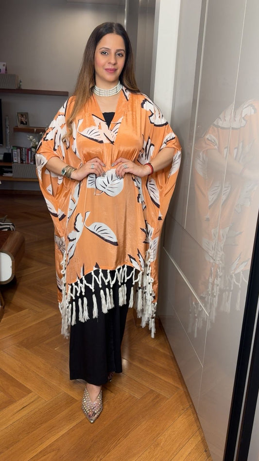 LEAF KAFTAN SET