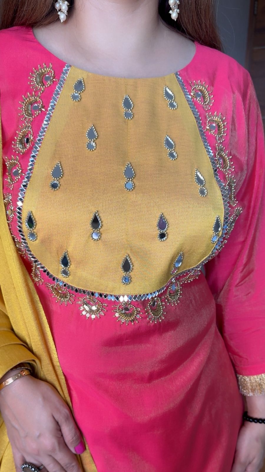 CHOLI CUT SHARARA SET