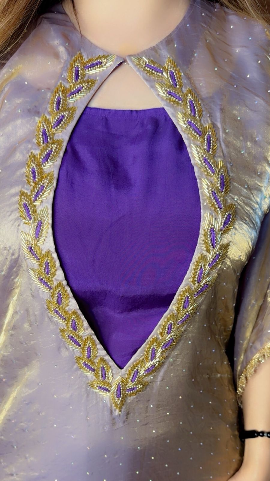 CUTOUT LONG KAFTAN SET