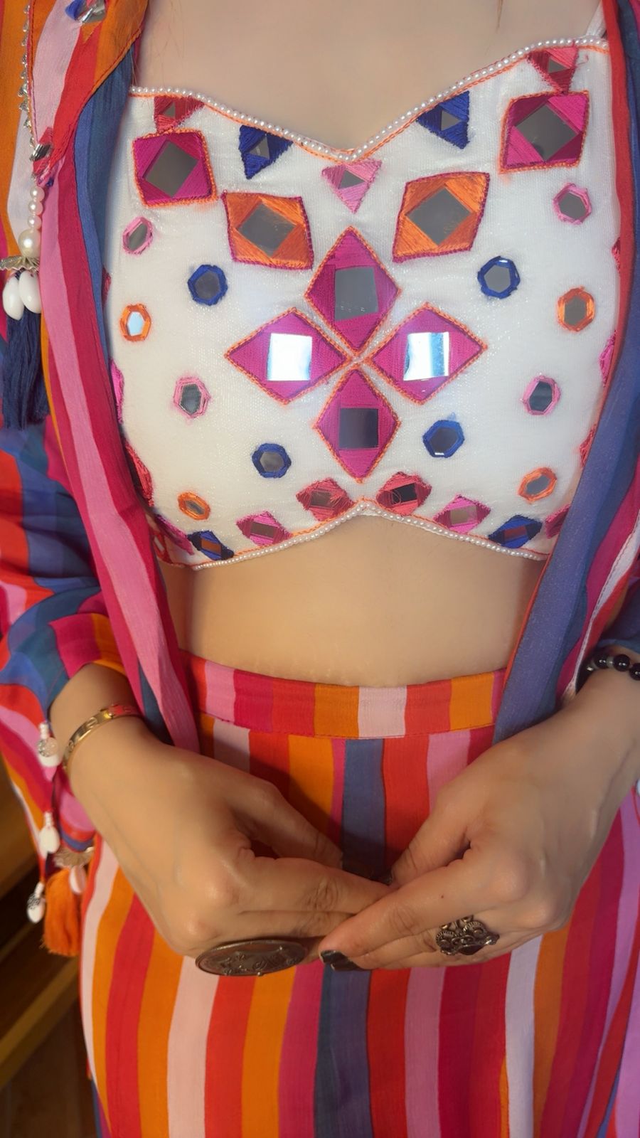 GARBA SKIRT WITH DUPTTA SET