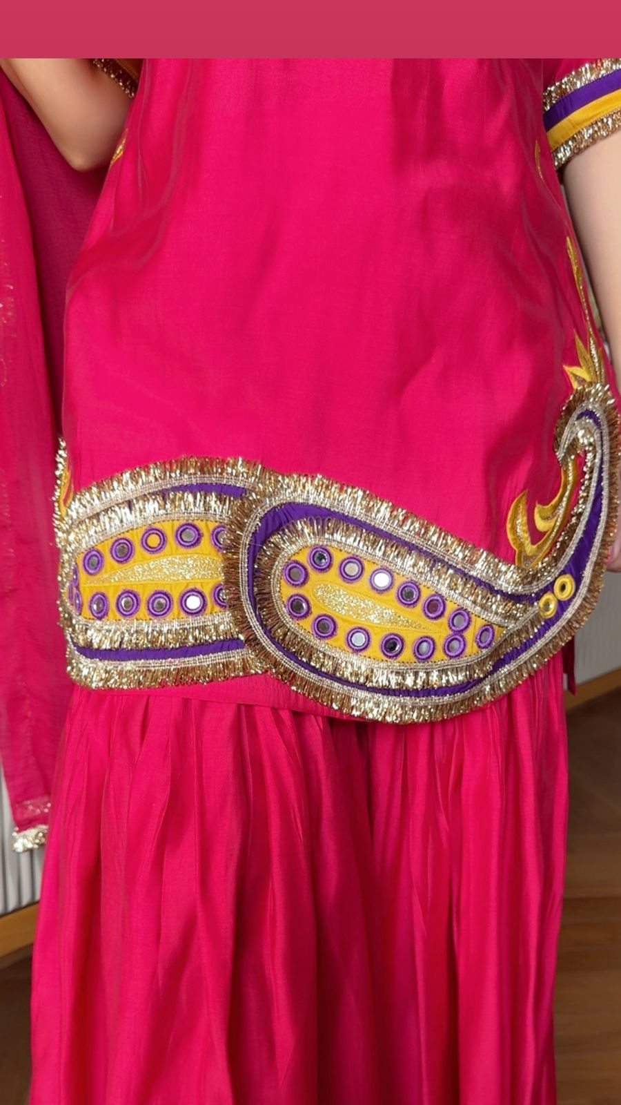 HEART BAG SHARARA SET