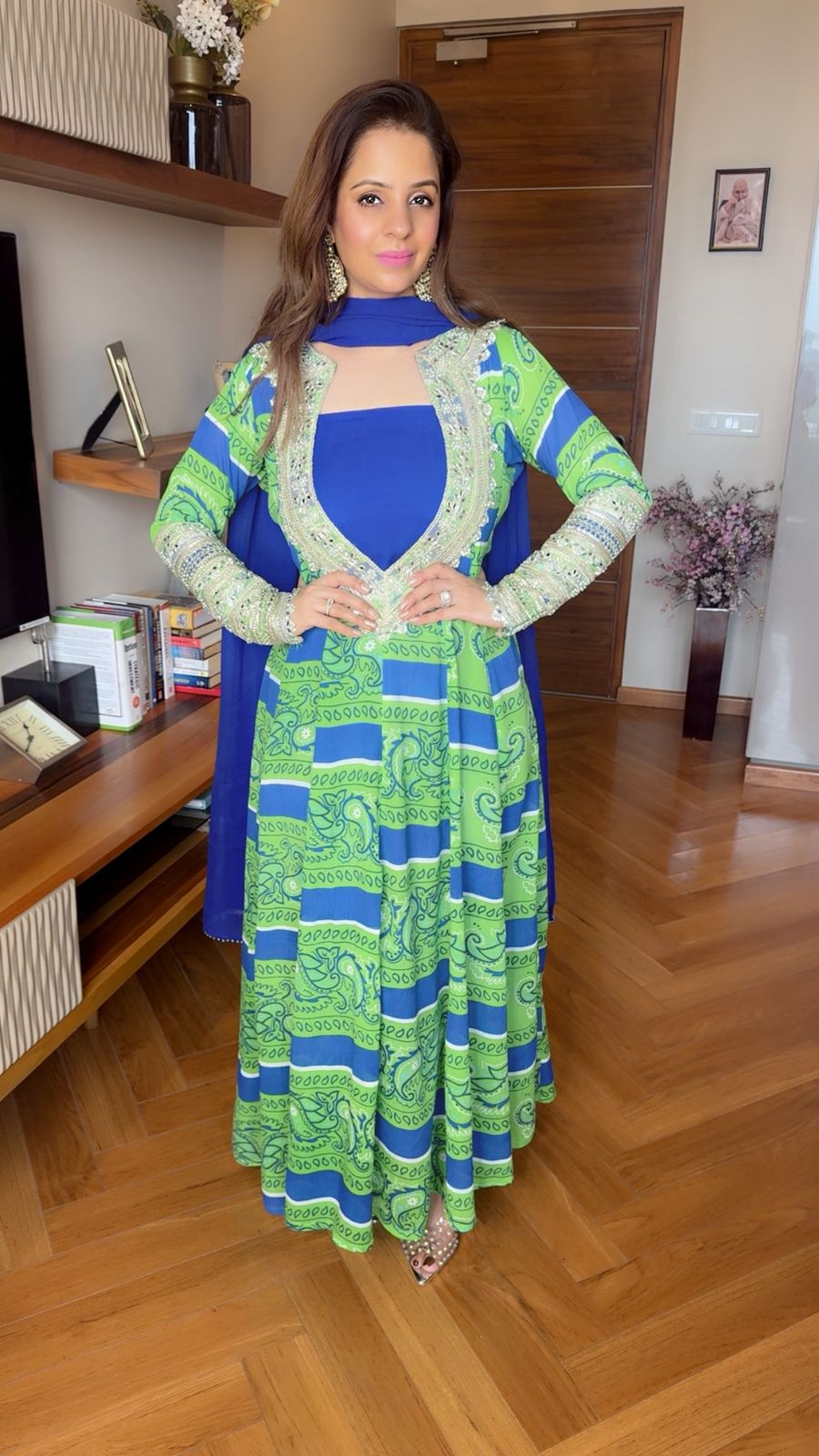 CHUDIDAR SLEEVES KALI SET