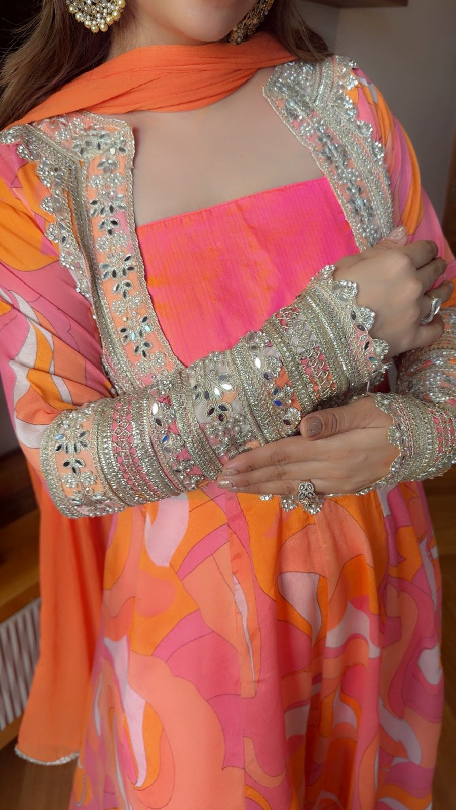 CHUDIDAR SLEEVES KALI SET