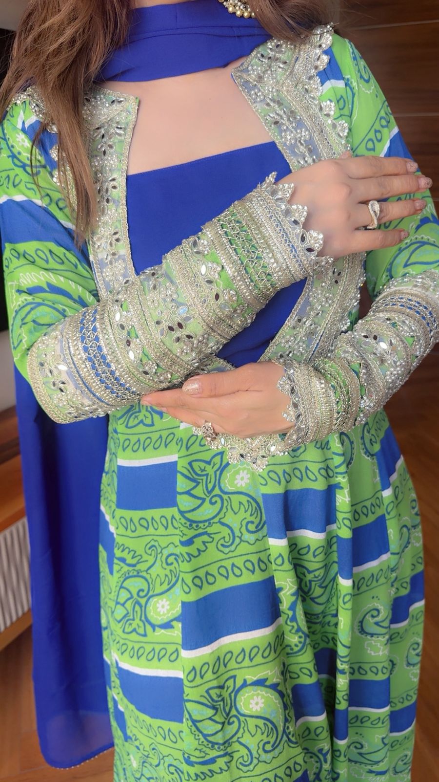 CHUDIDAR SLEEVES KALI SET