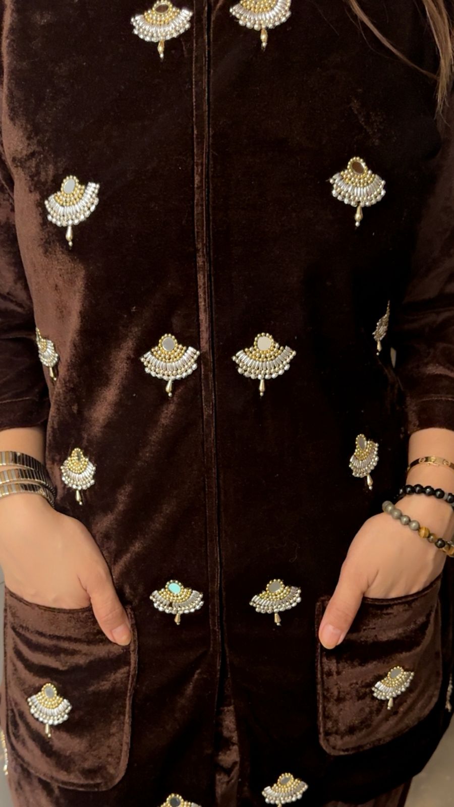 VELVET FARSHI SALWAR SET