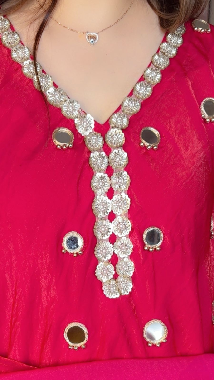 MIRROR GLAM FARSHI SALWAR SET