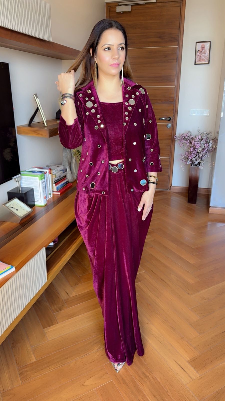 MIRROR BAZER SKIRT SET