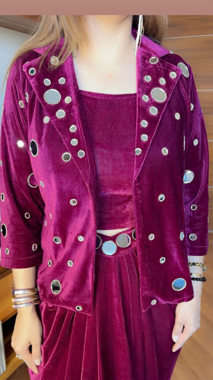 MIRROR BAZER SKIRT SET