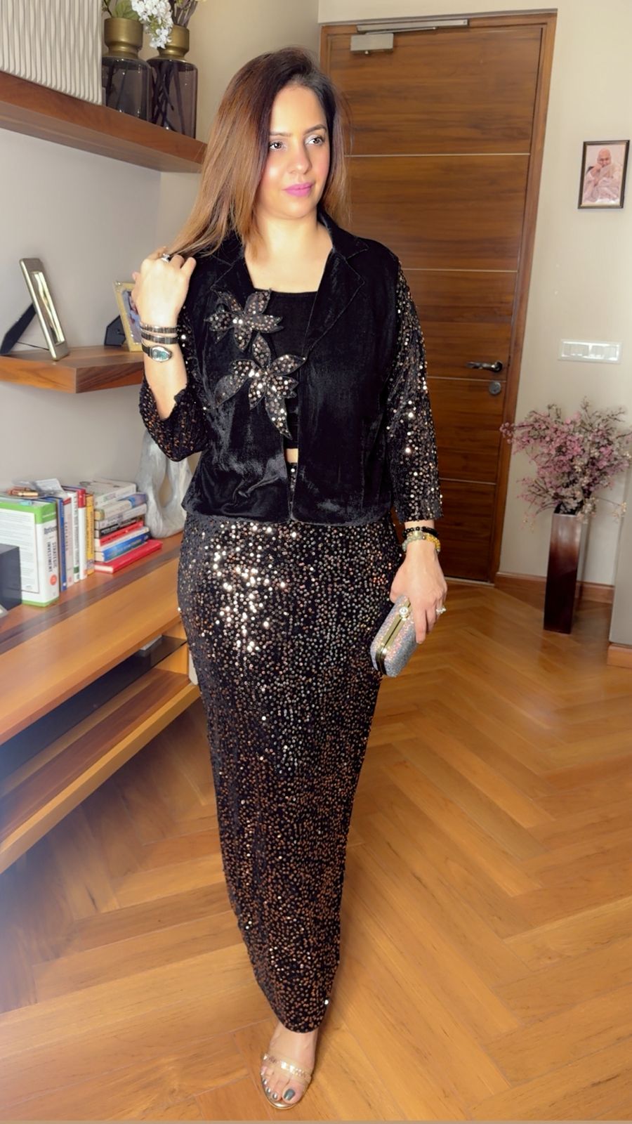 SEQUENCE BLAZER SKIRT SET