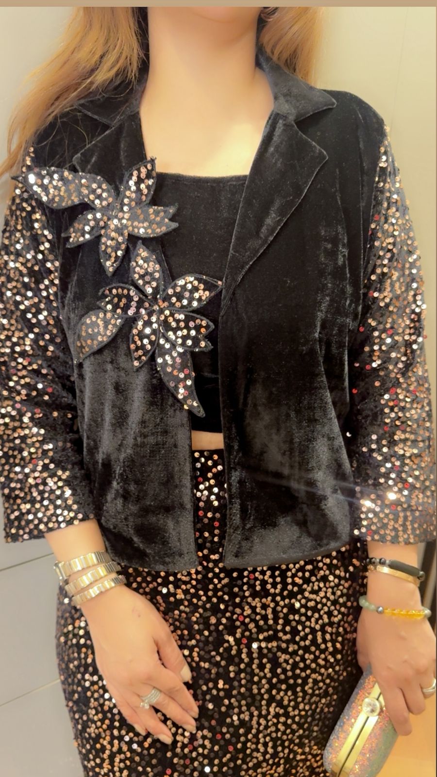 SEQUENCE BLAZER SKIRT SET