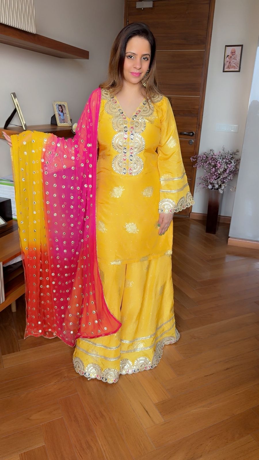 BANARASI  SILK GARARA SET