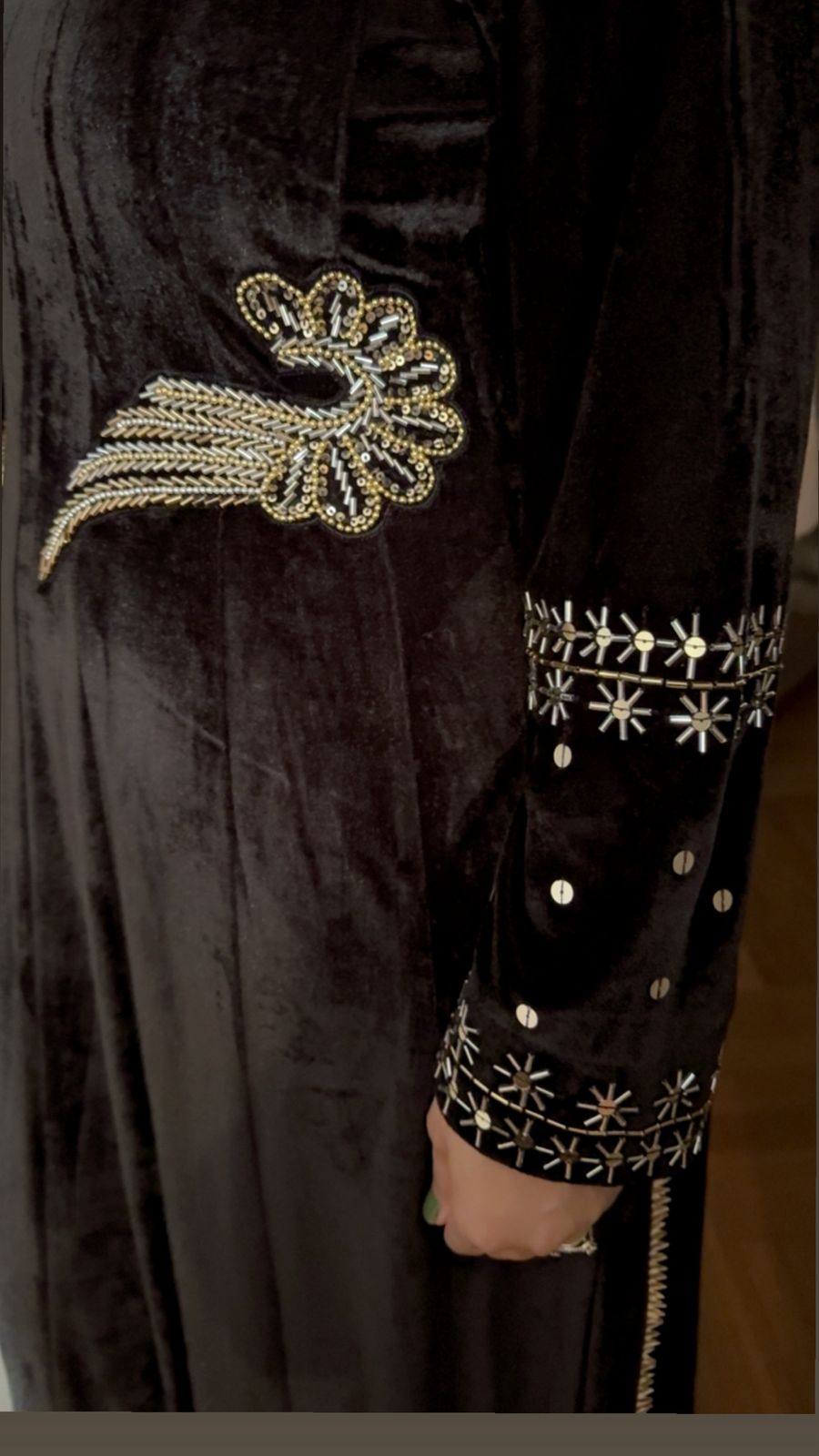 BLACK ANARKALI SET