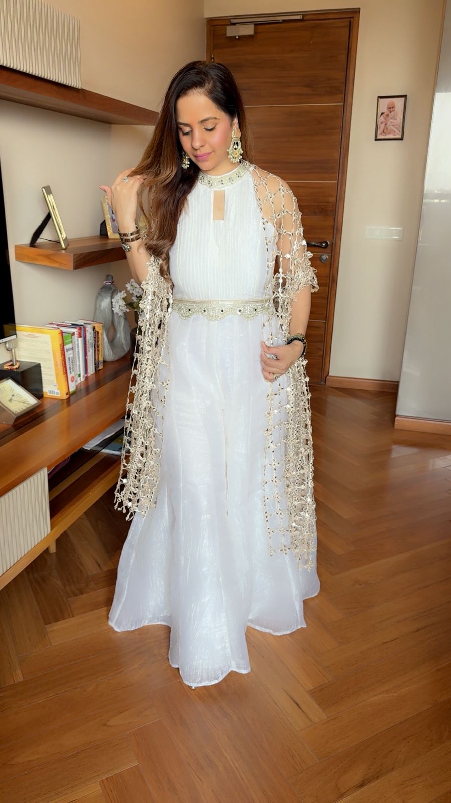 Ethnic jumpsuit with Dupatta SET