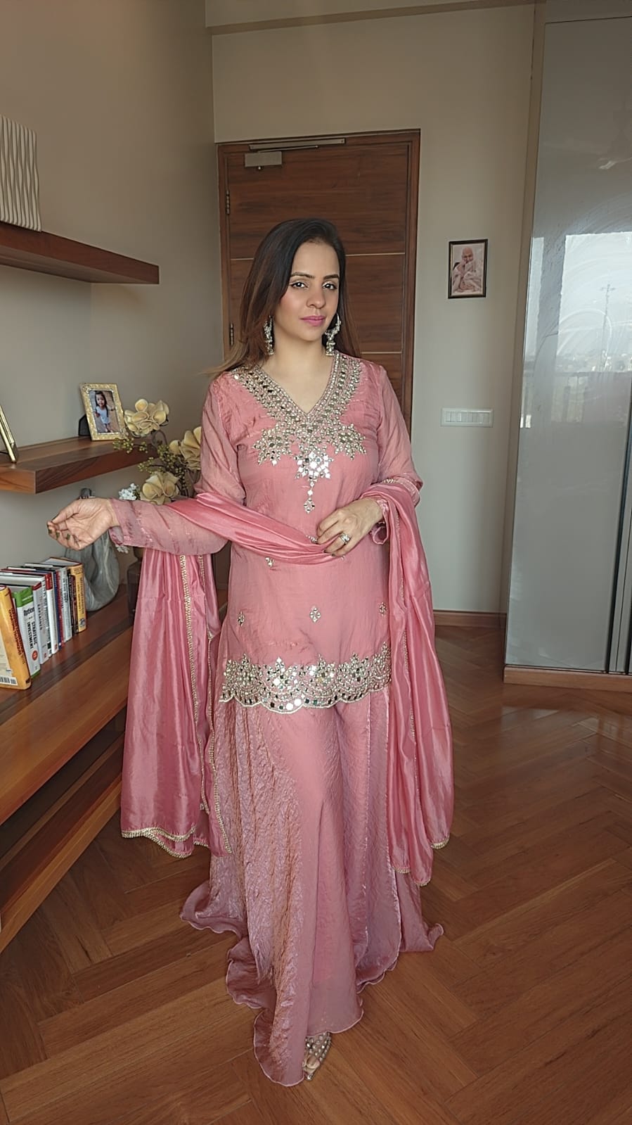 MEHR-E-ZARI GHARARA SET
