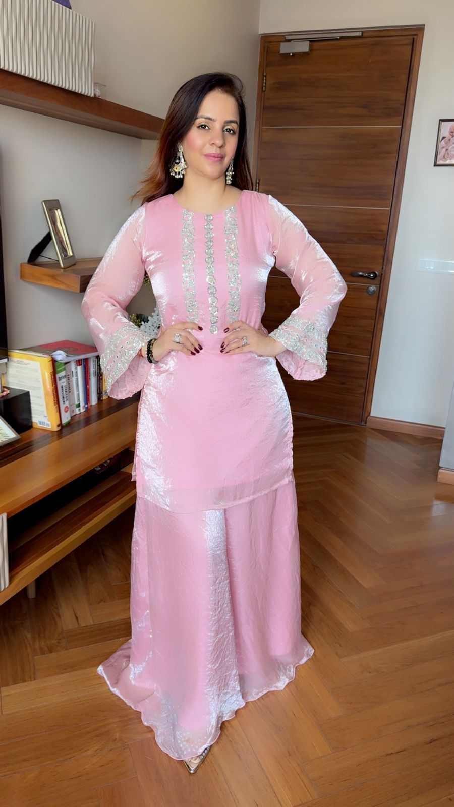 PINK GHARARA SET