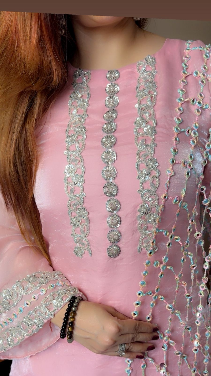 PINK DUPATTA GHARARA SET