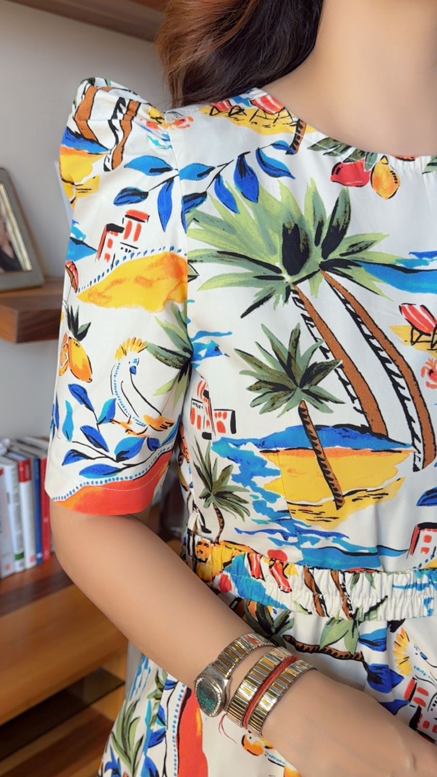 BEACH PRINT DRESS