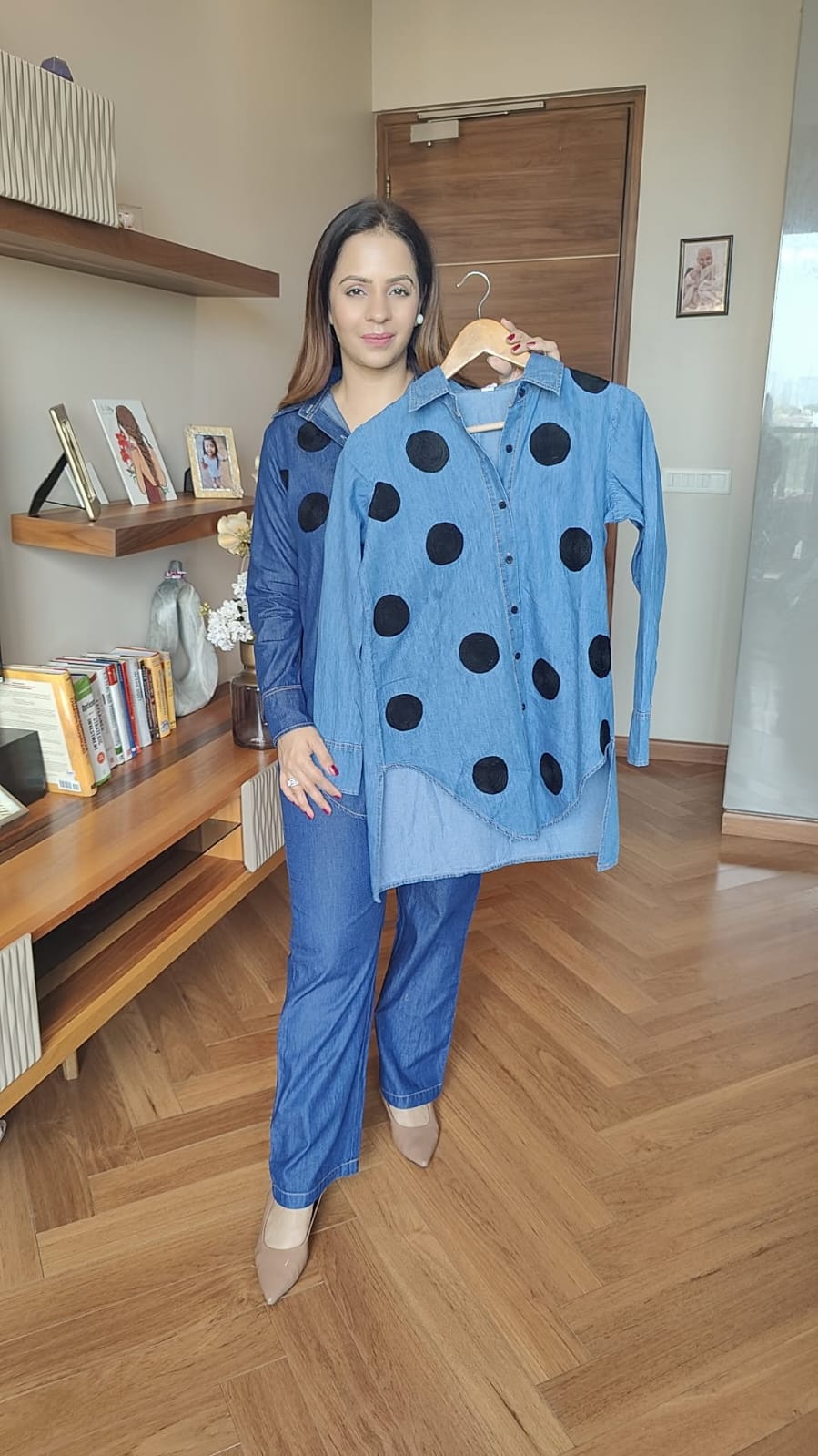 POLKA DANIM SET