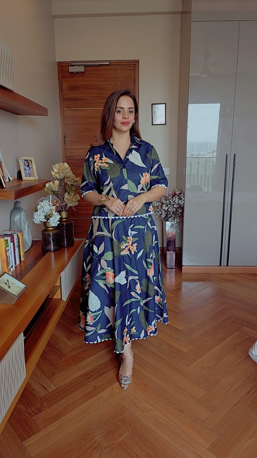 INDGO SKIRT SET