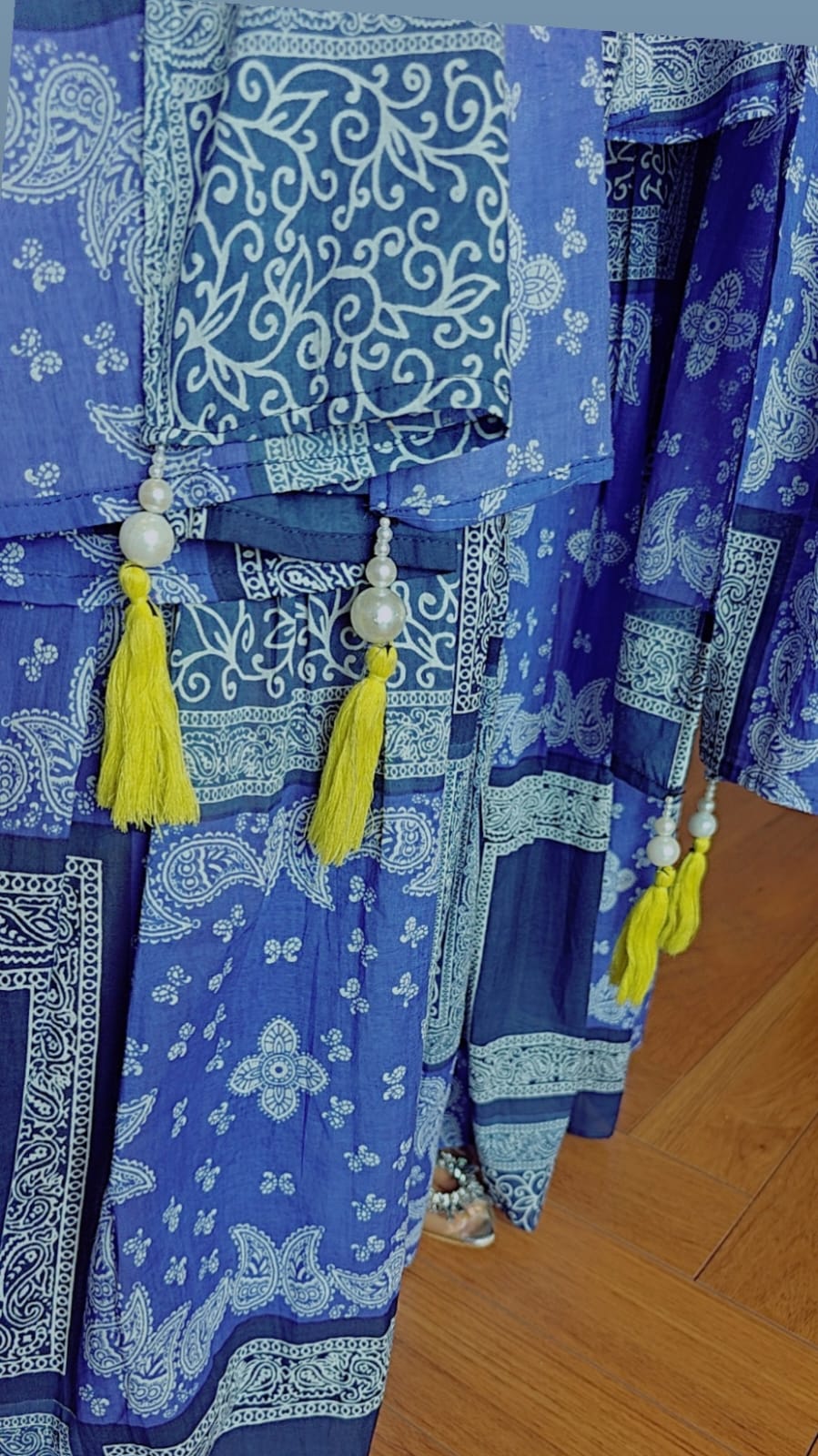 PRINTED COTTON SHARARA SET