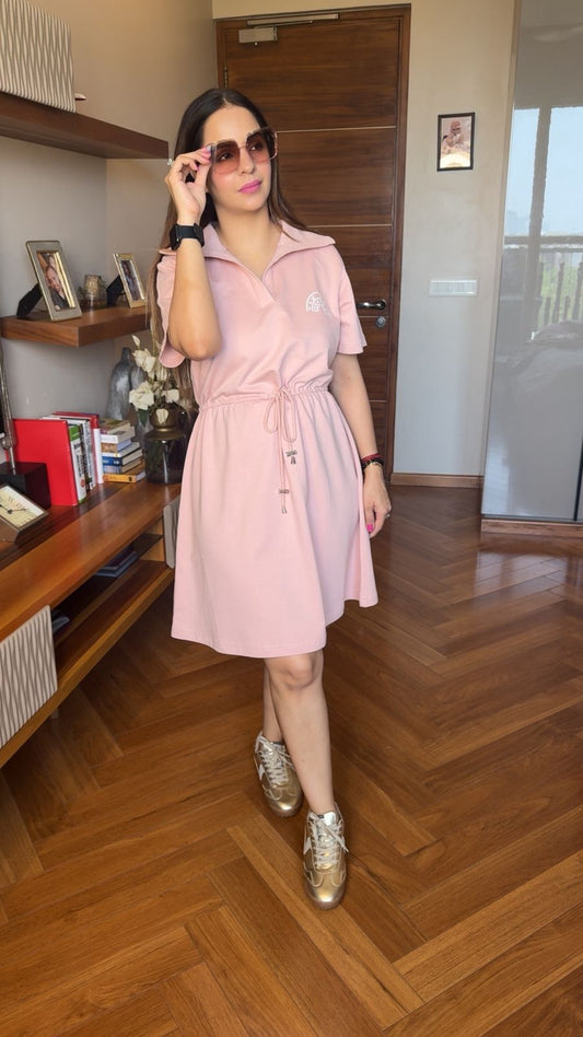 Pink Collar Dress MC84