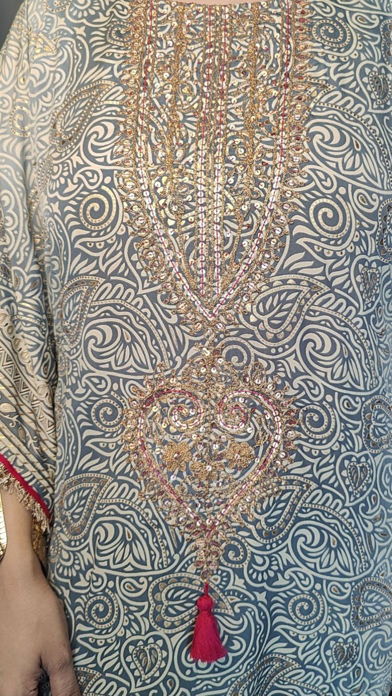 Printed Kaftan Set MC017